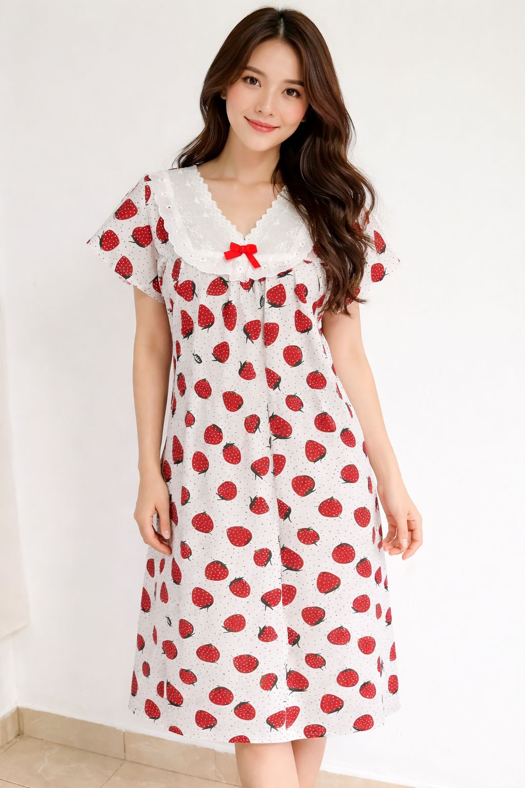 Nightdress without front opening – Design RSND009