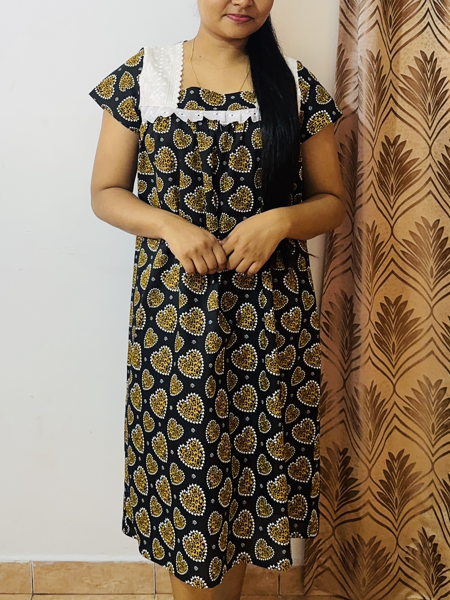 Black & brown nightdress BBNDO10 (colors 2)